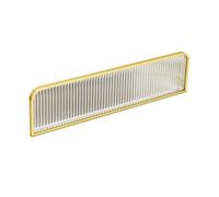 Divisorio in ferro per ristoranti, per la privacy, per casa, ufficio e hotel, design elegante (1,30 x 100 cm) per migliorare spazio e privacy