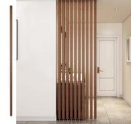 Divisorio in legno - Divisorio regolabile dal pavimento al soffitto per casa, ufficio, ingresso hotel - colonna decorativa, 1 pezzo (70 cm/27,6 in/0,7 m)