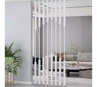 Divisorio in legno, mensole decorative verticali, contenitore moderno a colonna, elegante espositore da parete, divisorio per la privacy, design salvaspazio per la decorazione della casa