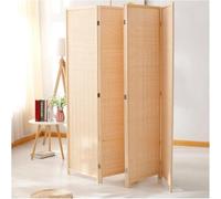 Divisorio in Legno, Schermo per La Privacy Pieghevole Autoportante, Divisori A Parete A 3/4/5 Pannelli, Separatore Temporaneo, Wood Color, 40X80CM-3PCS