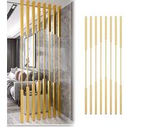 Divisorio in metallo - Divisorio per la privacy dal pavimento al soffitto, per ufficio e casa, separatore moderno dello spazio, elegante soluzione divisoria per migliorare la privacy e l'estetica