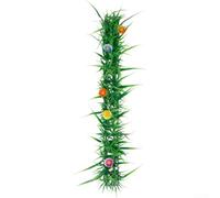 Divisorio in plastica artificiale per giardino, prato, decorazione per esterni, con effetto visivo realistico e design a griglia per il controllo della forma (5 x 60 cm)