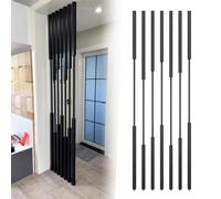 Divisorio indipendente in metallo, elegante divisorio lamellare per la separazione di studio, ufficio e spazio abitativo, per una migliore gestione dello spazio