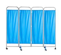 Divisorio Medico 4 Pannelli Privacy - Schermo Pieghevole Privacy, Schermature Protettive Mobili Privacy,Divisorio Pieghevole Temporaneo Ambienti,Per Cliniche/sale Visita(Pink)