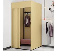 Divisorio mobile della stanza di montaggio con lo spogliatoio temporaneo dello scaffale di esposizione dell'abbigliamento pieghevole del gancio incorporato per le boutique e gli eventi di moda dei