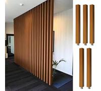 Divisorio moderno fai da te, facile da installare, partizione dal pavimento al soffitto per appartamenti studio, porte e stanze (5 pezzi, altezza 150 cm, design versatile)