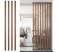Divisorio moderno in legno per ristorante e ufficio, altezza regolabile 70-230 cm, elegante separatore decorativo a colonna, indipendente, soluzione per la privacy