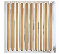 Divisorio moderno in metallo dal pavimento al soffitto s con dimensioni personalizzate, installazione senza trapano, design colonnare di lusso (175 cm)