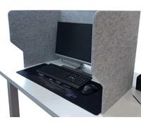 Divisorio Pannello Privacy T, Divisorio Superiore 60/80/100cm, Divisore Area di Lavoro Stand Up, Privacy Visiva E Riduzione del Rumore, 80cm/32inch