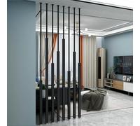 Divisorio per Ambienti con lamelle Metalliche - Schermo per la Privacy a Tutta Altezza per Ufficio Domestico, Hotel o Studio - Parete divisoria Moderna per separare Gli spazi e Ottenere Un i