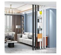 Divisorio per ambienti da pavimento a soffitto，parete divisoria dal pavimento al soffitto，Schermi Per La Privacy Montante Divisorio Con Piedino Regolabile(9root,210cm/82.6in/6.88ft)