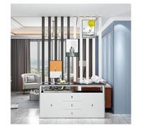 Divisorio per ambienti da pavimento a soffitto，parete divisoria dal pavimento al soffitto，Separatori Per La Privacy Palo Divisorio Per Sala Da Tè Caffetteria Hotel(9root,205cm/80.7in/6.72ft)