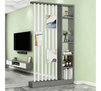 Divisorio per Ambienti, listelli divisori in legno per interni, Colonna del divisore dello schermo/post del divisore della parete, Schermi per la privacy in legno(Color H)