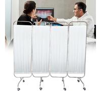 Divisorio Per Ambienti Pieghevole Per Adulti - Pannelli Mobili 3-6 Schermi Protettivi Per Privacy, Divisorio Autoportante Per Ambienti, Recinzione Temporanea Pieghevole(3-Panel)