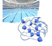 Divisorio per la corsia della piscina, 39,6 m, in nylon, efficace separatore per competizioni in piscina, per parchi acquatici, sorgenti termali e allenamento (60 m)