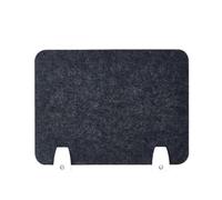 Divisorio per la privacy, in plastica impermeabile e resistente, per ridurre il rumore, per studenti, blocco della distrazione visiva 6, nero 30 x 50 cm