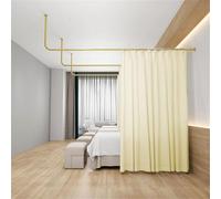 Divisorio per montaggio a parete, schermo medico privacy con asta a forma di L, tenda divisoria per salone di bellezza per ospedali, bagni, negozi di abbigliamento, massaggi