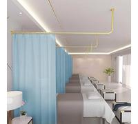 Divisorio per montaggio a parete, schermo medico privacy con asta a forma di L, tenda divisoria per salone di bellezza per ospedali, bagni, negozi di abbigliamento, massaggi