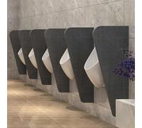 Divisorio per orinatoi, Divisorio for orinatoio a parete for la privacy Multicolor 1-5 Pz(Black,5pcs)