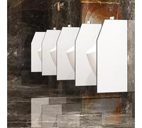 Divisorio per orinatoio da uomo in PVC resistente per bagni pubblici, facile da installare, ideale per spazi commerciali, 1 pezzo