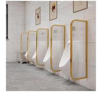 Divisorio per orinatoio, divisorio per orinatoio maschile, deflettore per la priato, divisorio per bagno pubblico a parete, schermo per la privacy per orinatoio per hotel, Sch, oro 2-2 pezzi