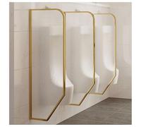 Divisorio per orinatoio in vetro temperato per bagno, per servizi igienici, 100 cm, ideale per bagni pubblici, durevole e facile da installare, 1 pezzo