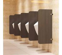Divisorio per orinatoio per bagni maschili, 90x40 cm, divisorio per orinatoio a parete, divisorio per WC, per scuole/centri commerciali/luoghi pubblici(Walnut,2pack)