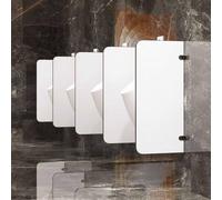 Divisorio per orinatoio per bagni maschili, 90x40 cm, divisorio per orinatoio a parete, divisorio per WC, per scuole/centri commerciali/luoghi pubblici(White,1pack)