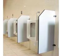 Divisorio per orinatoio per bagni maschili, divisorio per orinatoio a parete, divisorio per WC impermeabile da 90 cm, per luoghi pubblici, scuole e ristoranti(A,1pack)