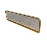 Divisorio per scrivania da pranzo a righe opache, pannello semi-privacy per uffici e spazi pubblici, protezione in acciaio inox, 60 x 25 cm, migliora la privacy e lo stile dello spazio di lavoro