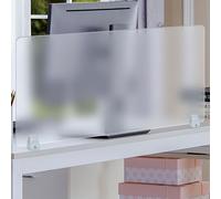 Divisorio per scrivania, divisorio per scrivania Semitrasparente Satinato, Pannelli per la Privacy in Acrilico per scrivania, divisorio per scrivania per Studenti Durante Gli esami, Pannello