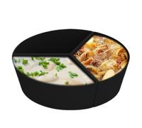 Divisorio per Slow Cooker - Divisorio per , inserto condiviso per cottura lenta, a prova di perdite, riutilizzabile, in silicone, per cucinare tre piatti in una volta, divisorio