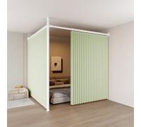 Divisorio per stanza, dal pavimento al soffitto, senza foratura, altezza dell'asta Teon e 210-310 cm, divisore da parete resistente per la privacy, per stanze separate, casa, appartamento e ufficio