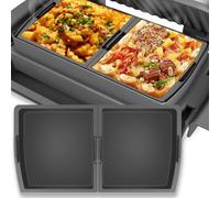 Divisorio per teglia compatibile con Tefal OptiGrill XL, Elite XL, Plus + XL, Elite Plus XL, accessori per stampi da forno per Tefal Optigrill, 2 x inserto per teglia in silicone