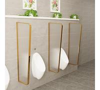 Divisorio per WC in vetro temperato, schermo per orinatoio a parete, deflettore per orinatoio da uomo, in acciaio inox, per centri commerciali, hotel, bar