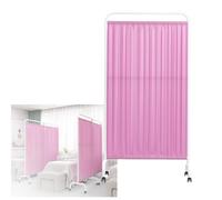 Divisorio Pieghevole Alto 6 Piedi, Schermo Per La Privacy Medica Con Ruote, Recinzione Temporanea Per Clinica/paziente/sala Visite Con Struttura In Ferro Pieghevole(C,5-panel)