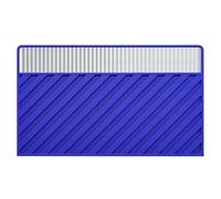 Divisorio pieghevole blu, divisorio decorativo portatile per interni ed esterni, pannello di separazione per balcone, paravento rimovibile per la privacy per spazi domestici
