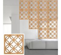 Divisorio pieghevole - Divisorio in legno e plastica per ufficio, soggiorno, cucina e camera da letto, elegante soluzione decorativa per separare gli spazi e privacy