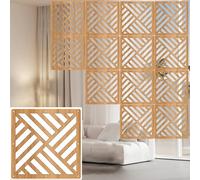 Divisorio pieghevole in legno e plastica per soggiorno, cucina, ufficio, camera da letto, elegante decorazione con accessori di montaggio, salvaspazio