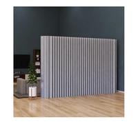 Divisorio Pieghevole Moderno Per Ambienti - Parete Divisoria In Carta Retrattile Per Ufficio Domestico, Negozio Di Abbigliamento E Sfondo Per Streaming Live, Grigio 3X1,2,Grey-2X1.6 M/6.56X5.25 Ft
