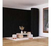 Divisorio pieghevole per la privacy, divisorio a fisarmonica in carta, per uso interno, schermo portatile per la privacy per casa e ufficio