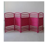 Divisorio portatile a 6 pannelli, separatore a parete corta, per casa e ufficio, tessuto filtrante per la luce, elegante e funzionale, soluzione per la privacy