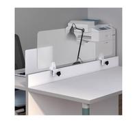 Divisorio portatile in acrilico trasparente per aule e biblioteche, soluzione autoportante per la privacy per una migliore separazione dello spazio di lavoro