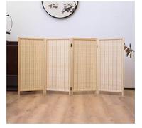 Divisorio portatile in bambù a 4 pannelli, altezza 1,6 m, ideale per studio, asilo, uso domestico, divisorio pieghevole per la privacy, separatore temporaneo di spazio, design leggero