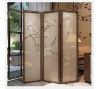 Divisorio portatile in legno - 3 pannelli per ufficio e casa - divisorio decorativo pieghevole per vestirsi temporaneamente e separazione interna - soluzione per la privacy elegante e funzionale