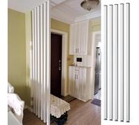 Divisorio regolabile in legno, 70-240 cm, separazione dal pavimento al soffitto, separazione a doghe per casa e ufficio, non richiede montaggio, elegante decorazione per ingresso, valorizza lo spazio