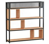 Divisorio, Schermi for la privacy, Separatore divisorio for spazio autoportante resistente, Divisori for partizioni indipendenti, Ufficio, Camera da letto, Studio(Wood color,120)