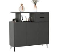 Divisorio, Schermi for la privacy, Separatore divisorio for spazio autoportante resistente, Divisori for partizioni indipendenti, Ufficio, Camera da letto, Studio(Gray,120)