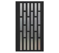 Divisorio scorrevole pieghevole per porta interna in acrilico satinato, divisorio per la privacy, per ingresso fienile, salvaspazio, design a fisarmonica (139,5 x 203 cm)