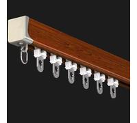 Divisorio scorrevole senza cuciture del sistema della pista della tenda di alluminio di 6.5m per il RV & l'ospedale Finitura del grano del legno & soluzione versatile della tenda